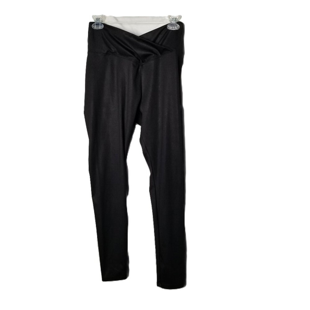 Simply Vera Vera Wang Leggings Womens Medium Black High Rise Stretch Pull On